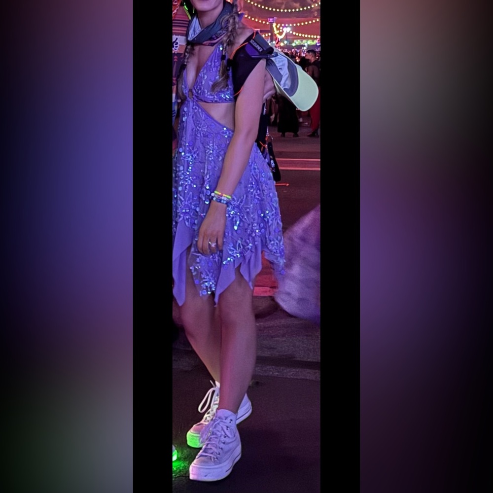 Purple EDC Dress
